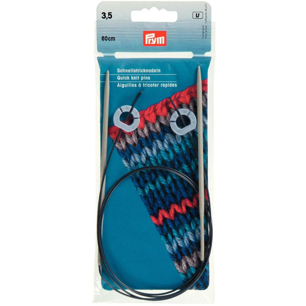 PRYM 3,5 mm 60 cm Esnek Misinalı Hızlı Örme Şişi - 218917